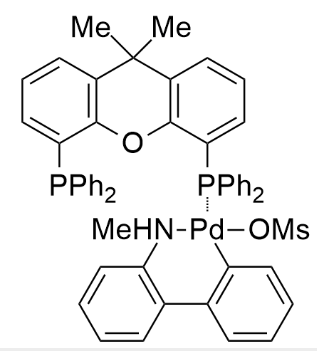 Methanesulfonato[4,5-Bis(diphenylphosphino)-9,9-dimethylxanthene](2’-methylamino-1,1’-biphenyl-2-yl)palladium(II)